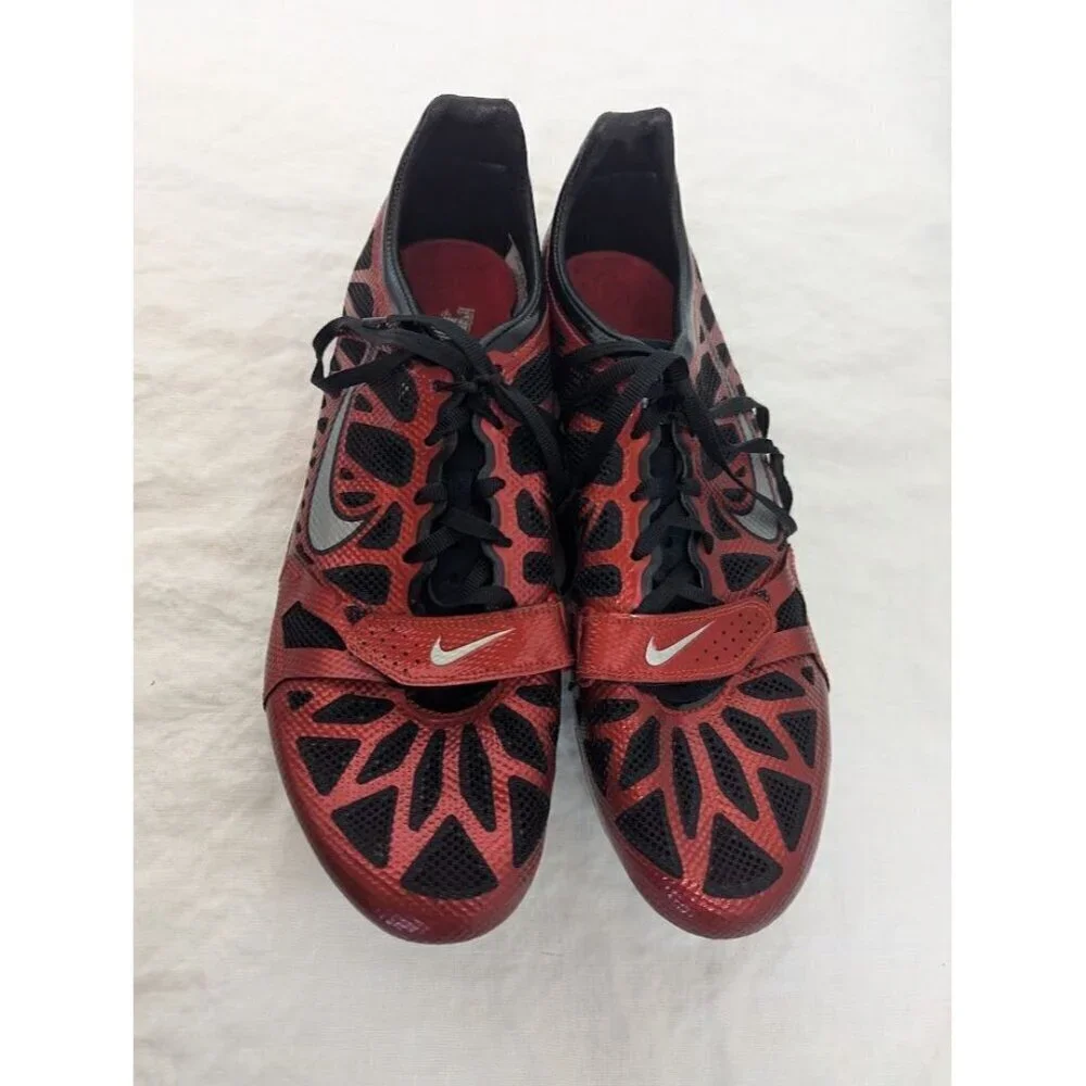 Nike Zoom Superfly R3 track shoes red black silver light 14 oz sz 10.5 mens SH7